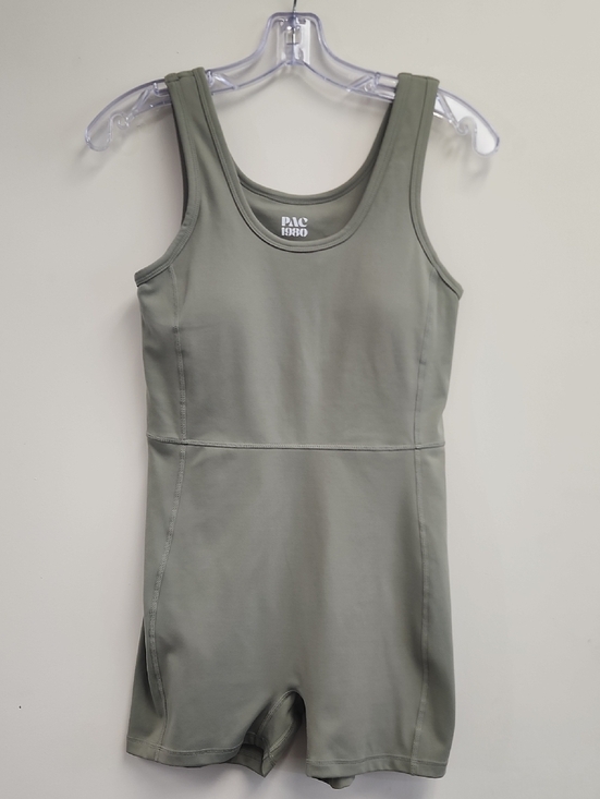 Pac 1989 Other - PAC 1980 Olive Green Athletic Romper Built In Bra Women’s Size Medium